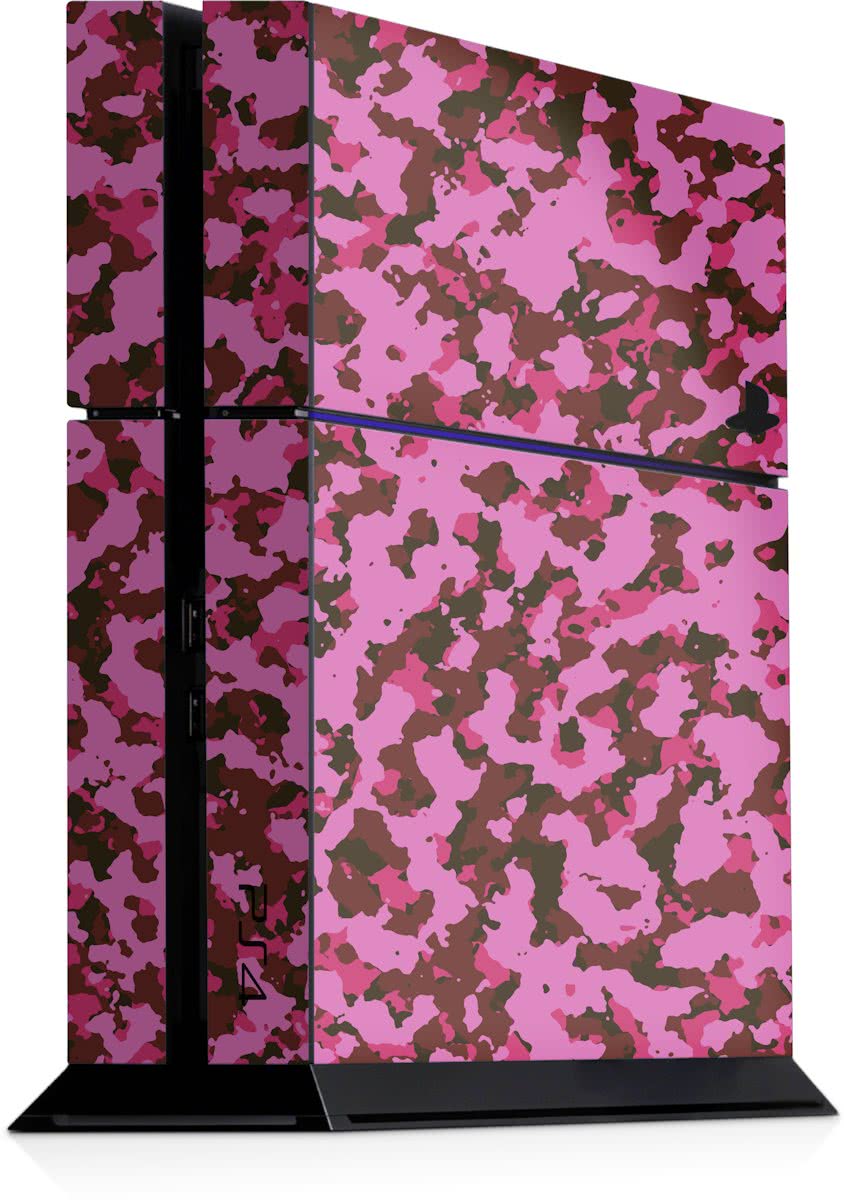 Playstation 4 Console Sticker Camouflage Roze-PS4 Skin