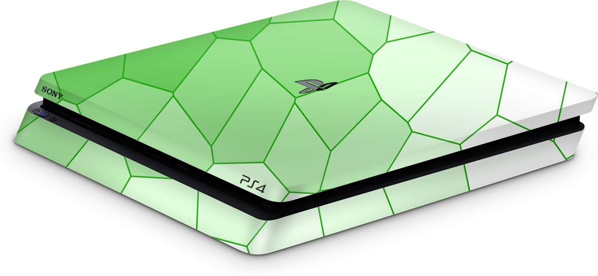 Playstation 4 Slim Console Skin Bio Cells Groen-PS4 Slim Sticker