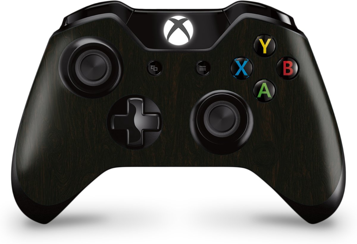 XBOX One Controller Skin Donker hout- sticker