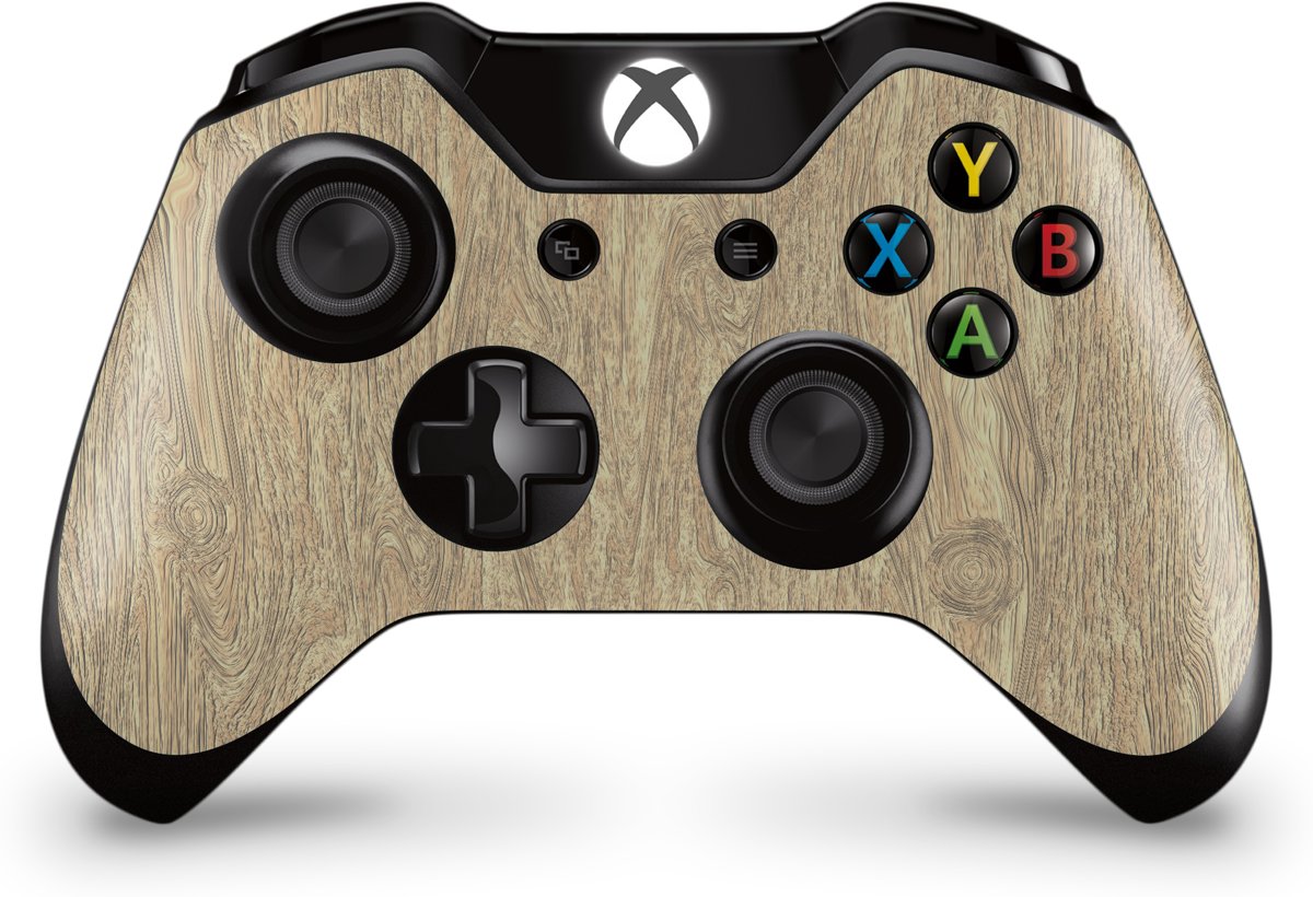 XBOX One Controller Skin Licht Hout- Sticker