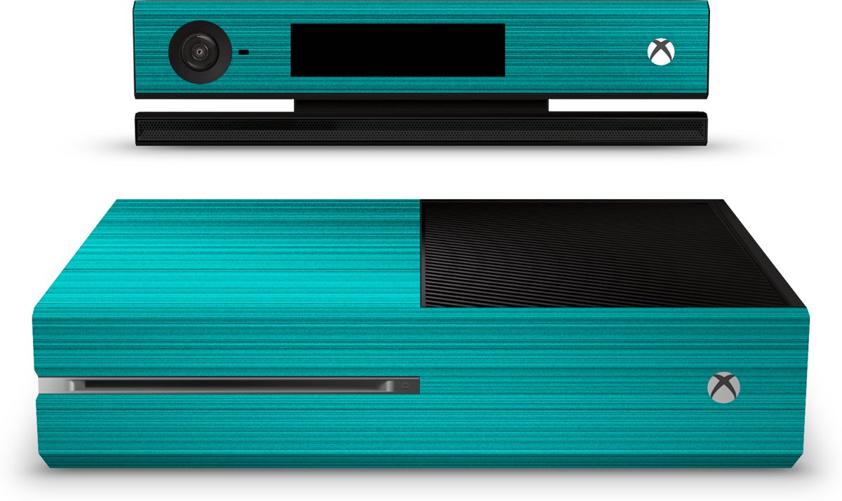 Xbox One Console Skin Brushed Blauw