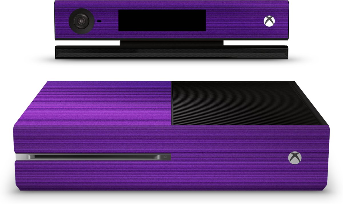 Xbox One Console Skin Brushed Paars