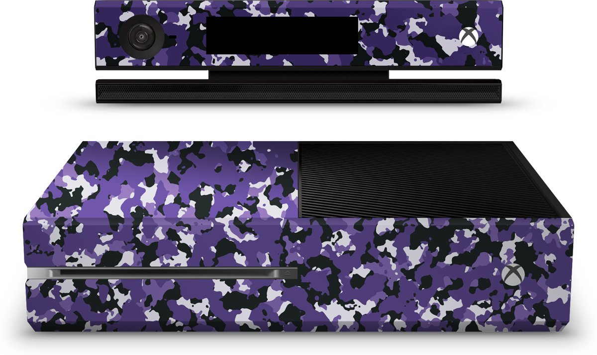 Xbox One Console Skin Camouflage Blauw