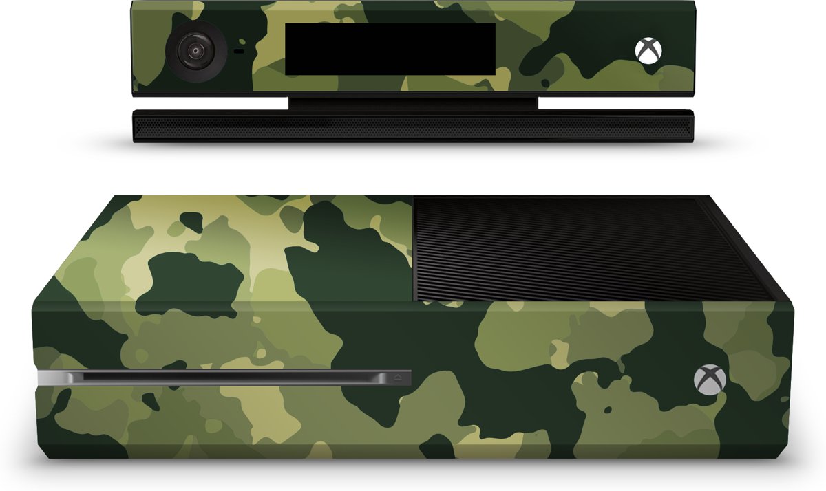 Xbox One Console Skin Camouflage Groen