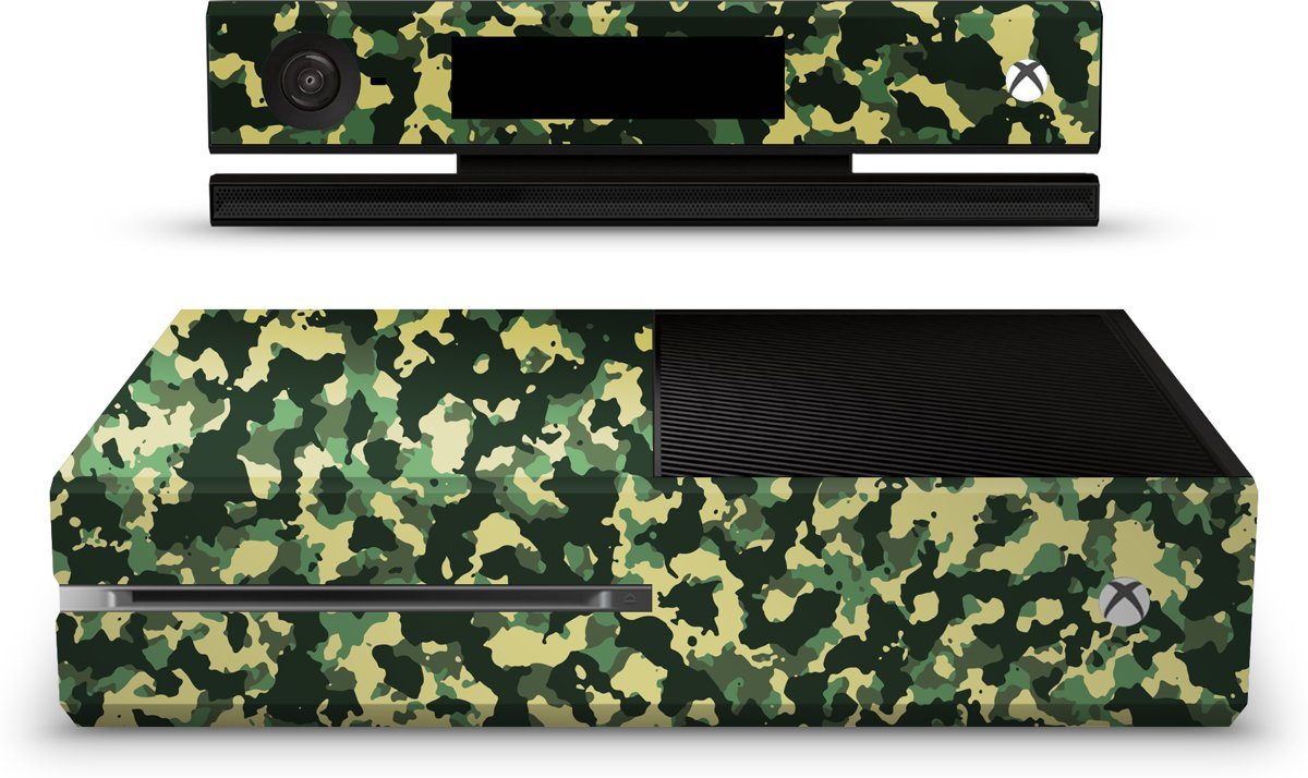 Xbox One Console Skin Camouflage Groen