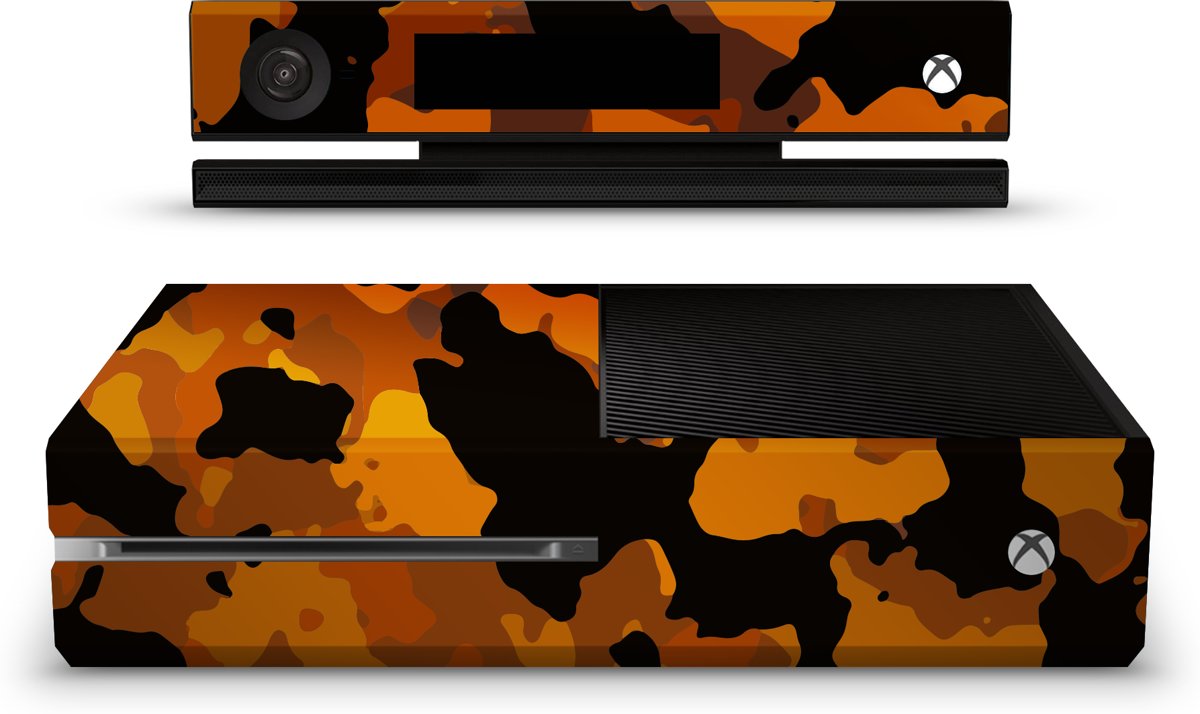 Xbox One Console Skin Camouflage Oranje