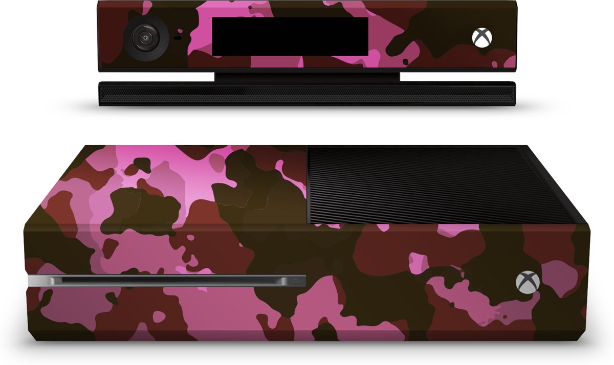 Xbox One Console Skin Camouflage Roze