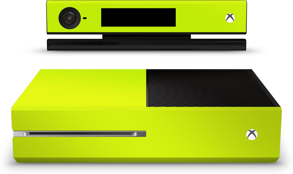 Xbox One Console Skin Geel