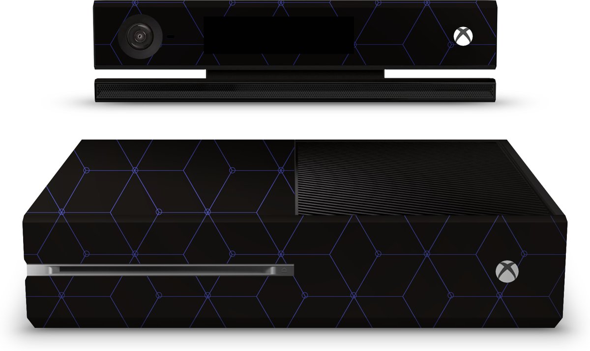 Xbox One Console Skin Hexagon Blauw