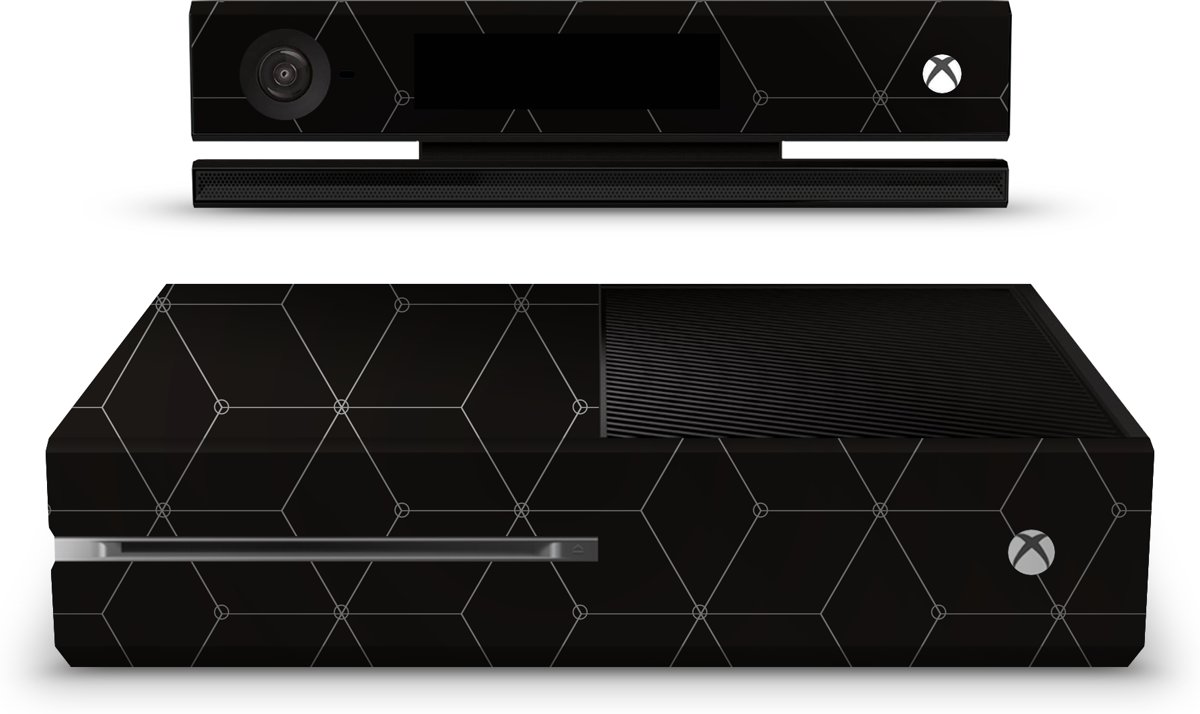 Xbox One Console Skin Hexagon Grijs