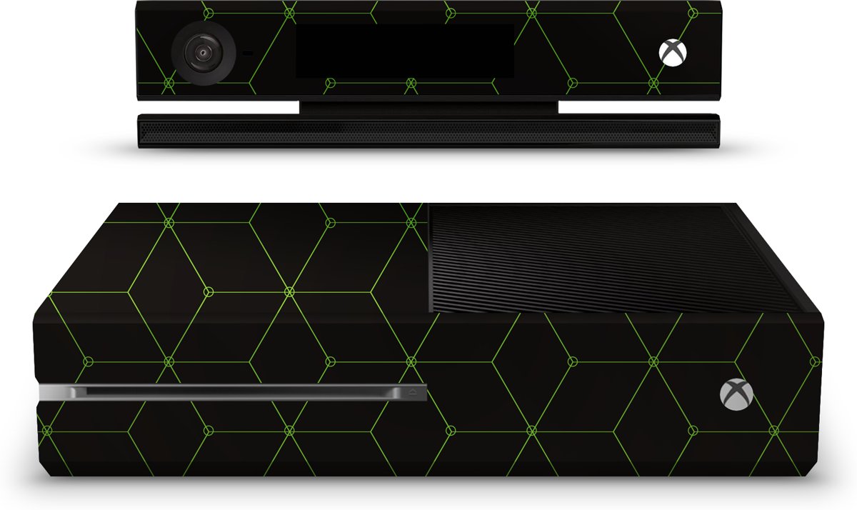 Xbox One Console Skin Hexagon Groen