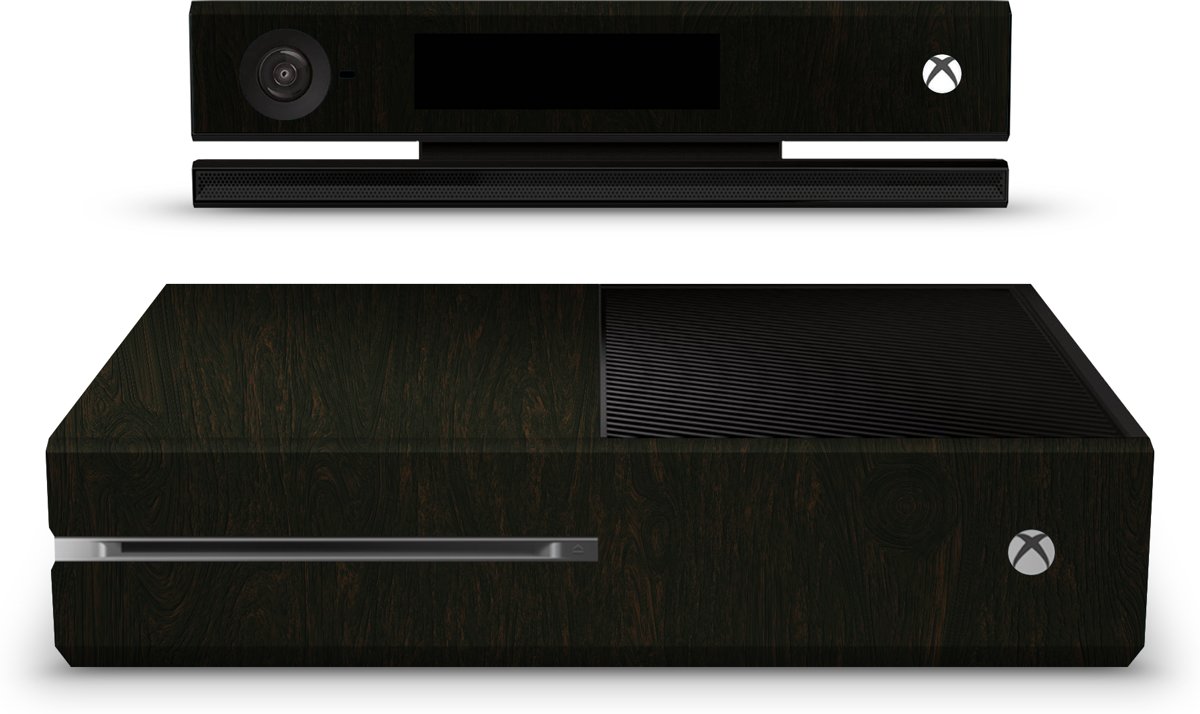 Xbox One Console Skin Wood Donker