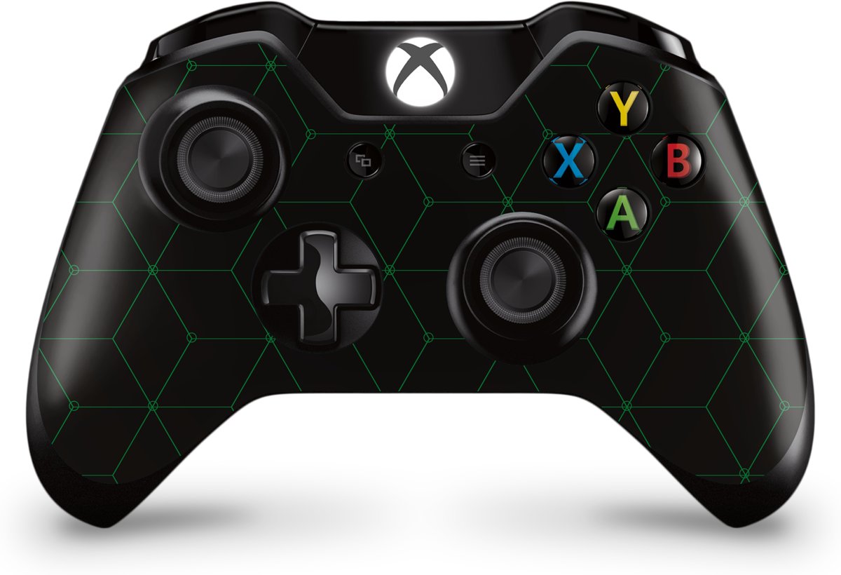 Xbox One Controller Skin Hexagon Groen