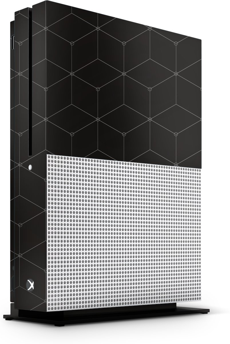 Xbox One S Console Skin Hexagon Grijs