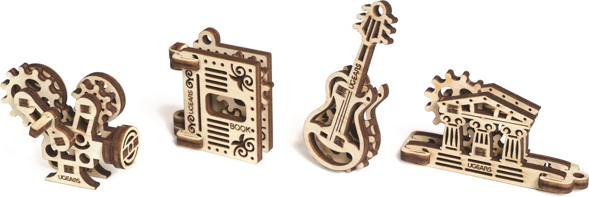   Houten U-Fidget Sleutelhangers - Creation