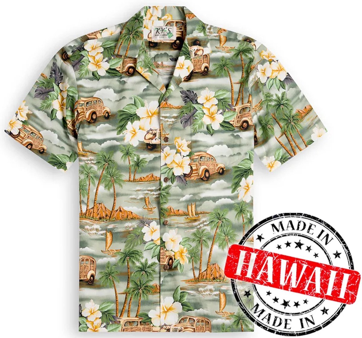 Hawaii Shirt - Blouse - Hemd 