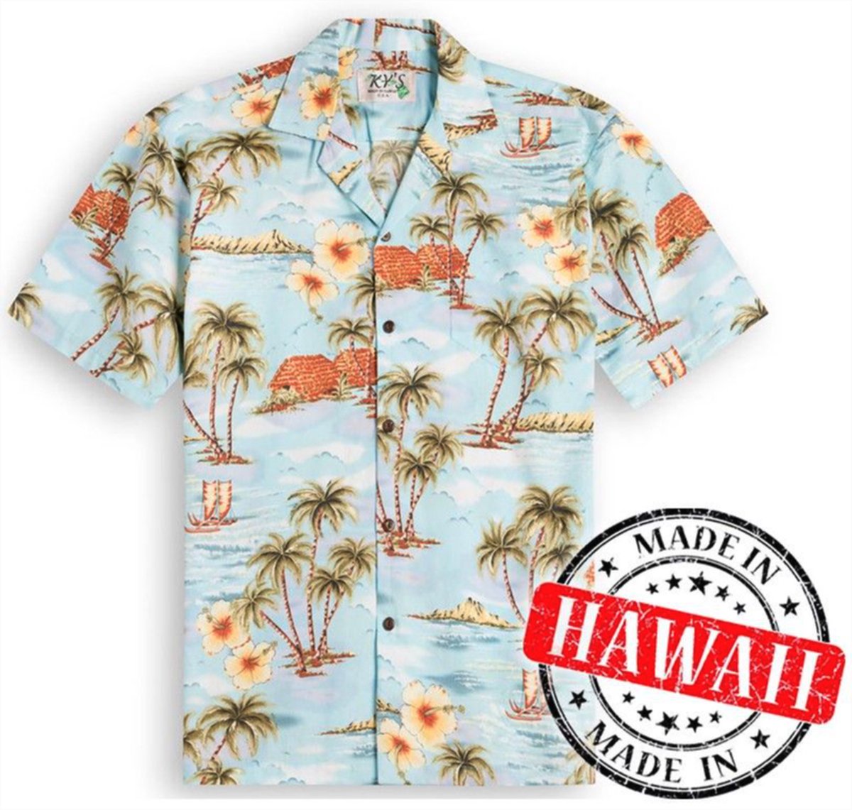 Hawaii Shirt - Blouse - Hemd 