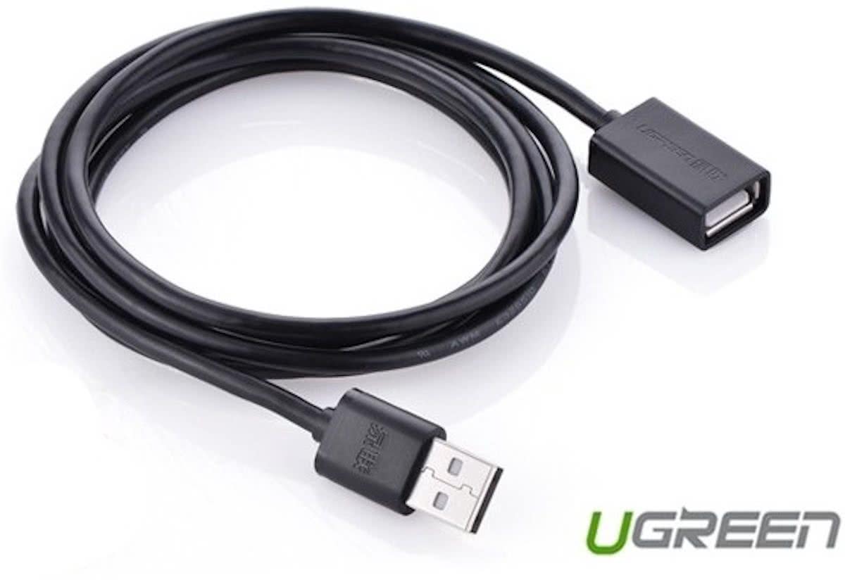 USB 2.0 Male to Female verlengkabel 5M zwart