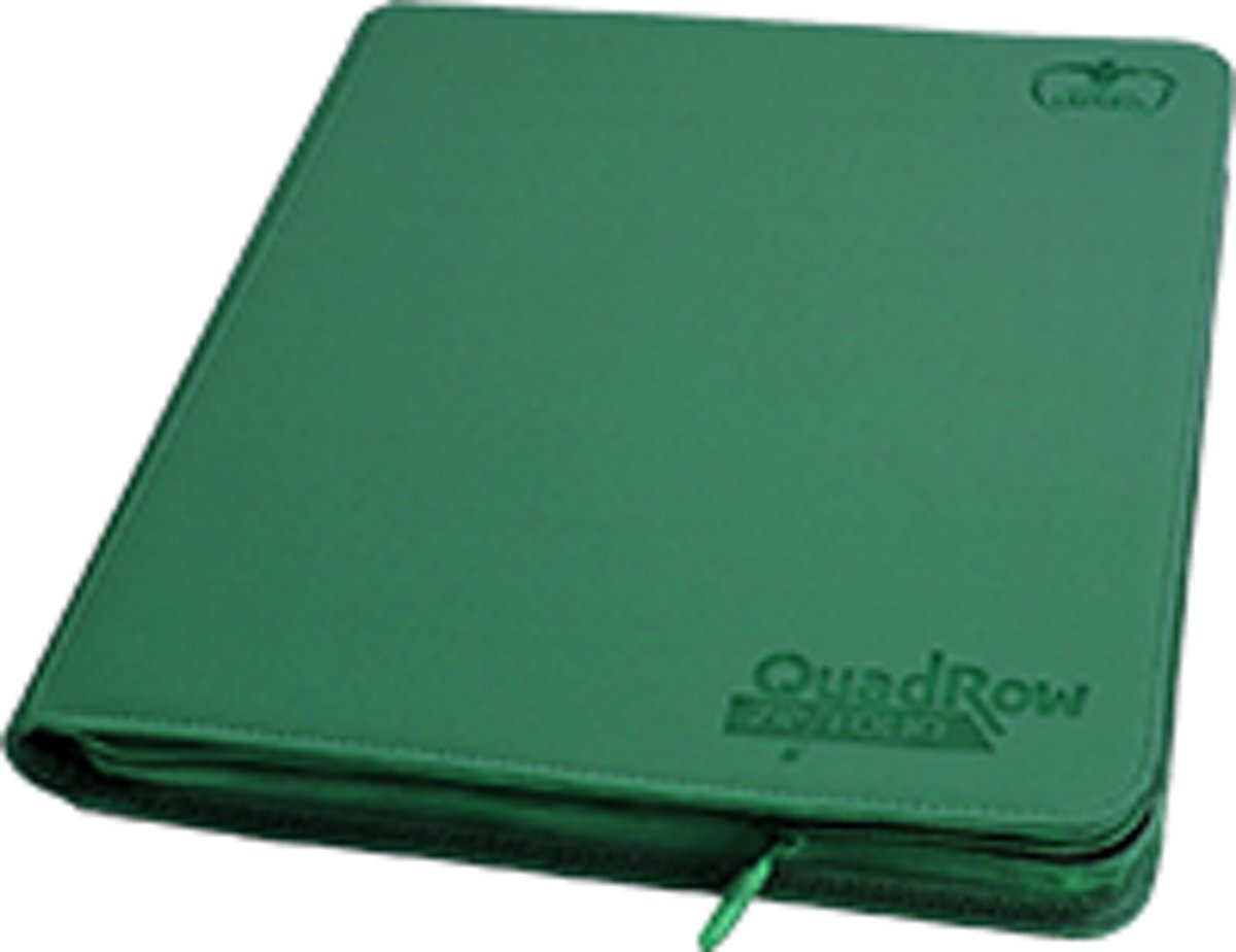 12-Pocket QuadRow ZipFolio XenoSkin Green