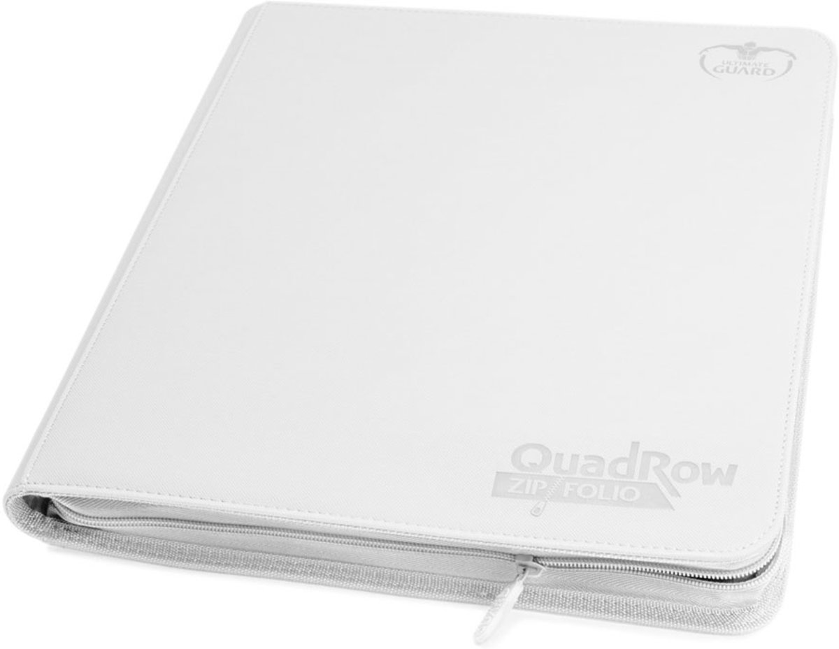 Ultimate Guard 12-Pocket QuadRow ZipFolio XenoSkin White