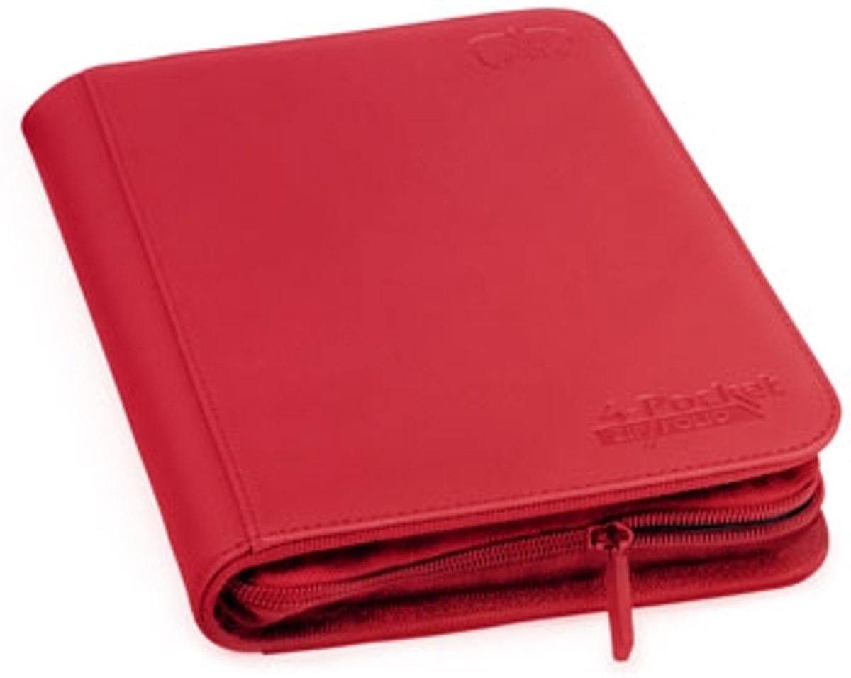 Ultimate Guard 4-Pocket ZipFolio XenoSkin Red