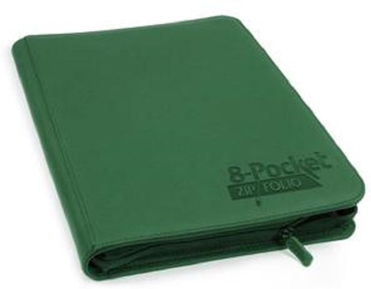 Ultimate Guard 8-Pocket ZipFolio Xenoskin Green