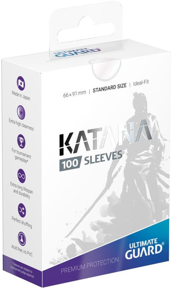 Ultimate Guard Katana Sleeves Standard Size Transparent 100