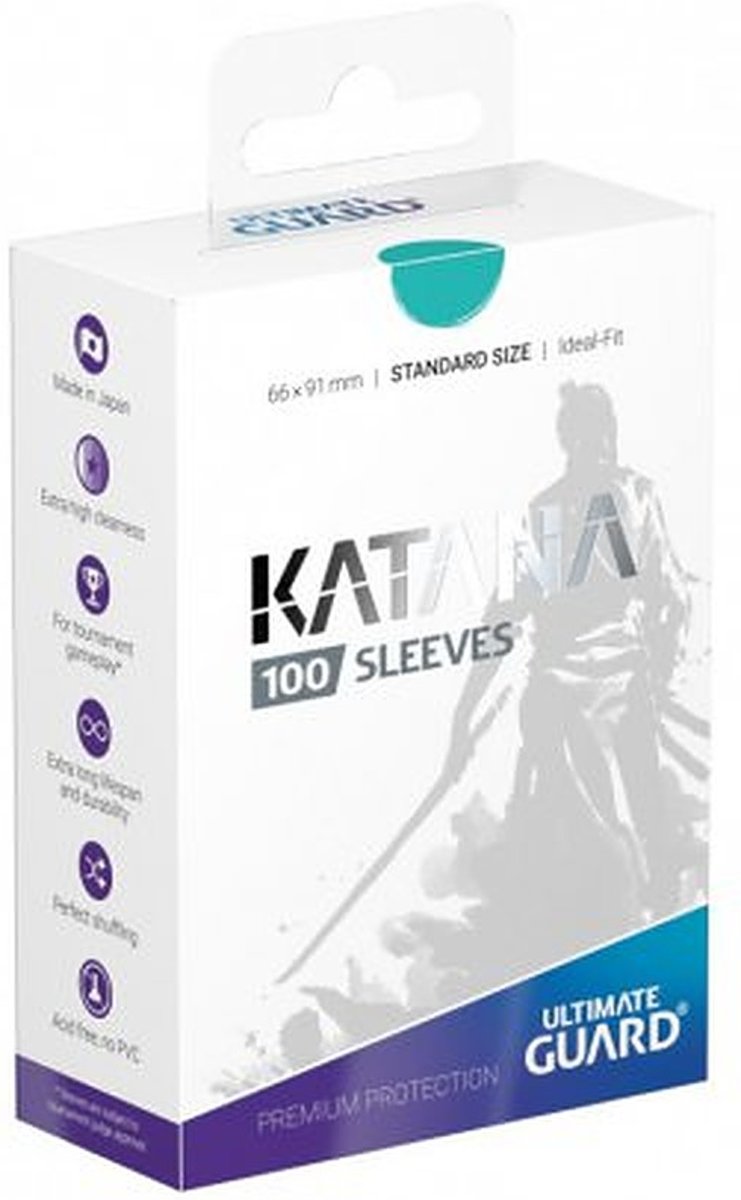   Katana Sleeves Standard Size Turquoise 100