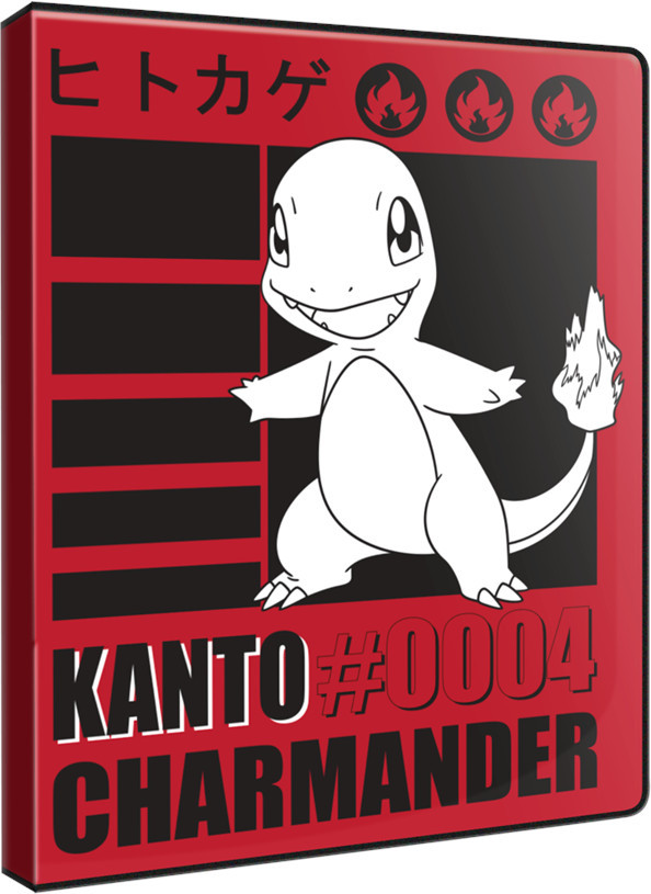 Pokemon TCG Kanto Charmander 9-Pocket Portfolio