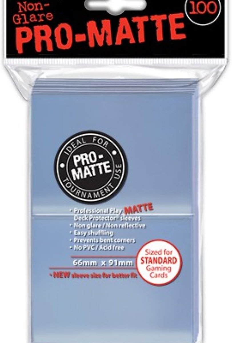 ULTRA PRO - Standard Deck Protector PRO-Matte Clear 100 Sleeves