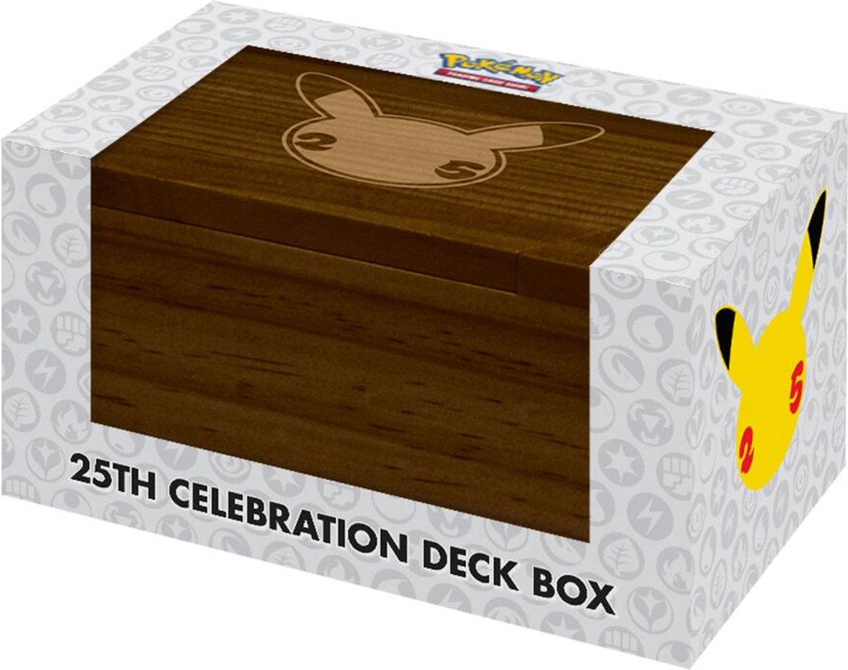 Pokemon Celebrations - Houten kaarten Deck Box - 25th anniversary