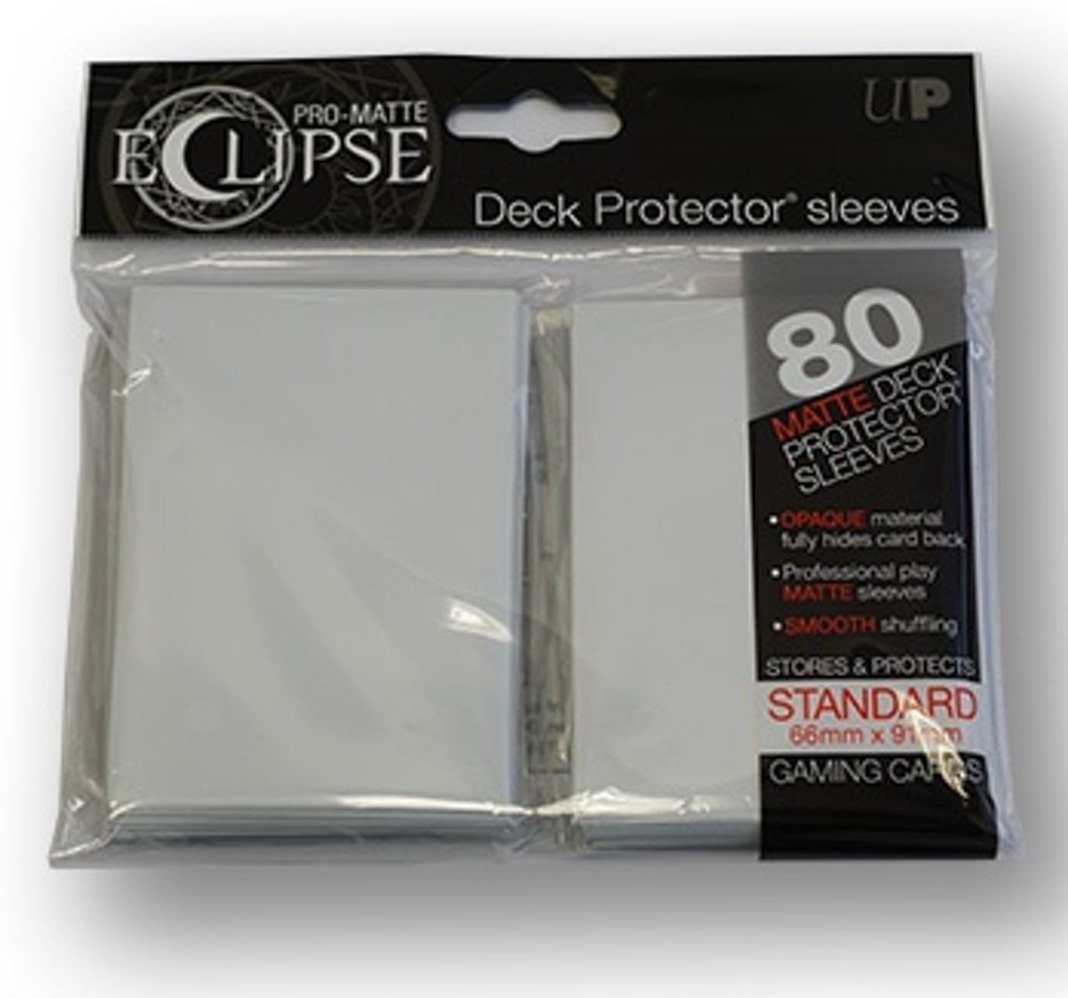 Ultra Pro Pro-Matte Eclipse Standard Sleeves White (80 Sleeves)