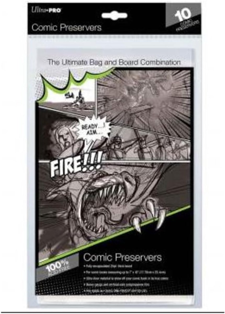   85342 Comic Preserver - Stripboek Bescherming - Sleeve - Comic Book - Strips - 17,78cm x 25,4cm