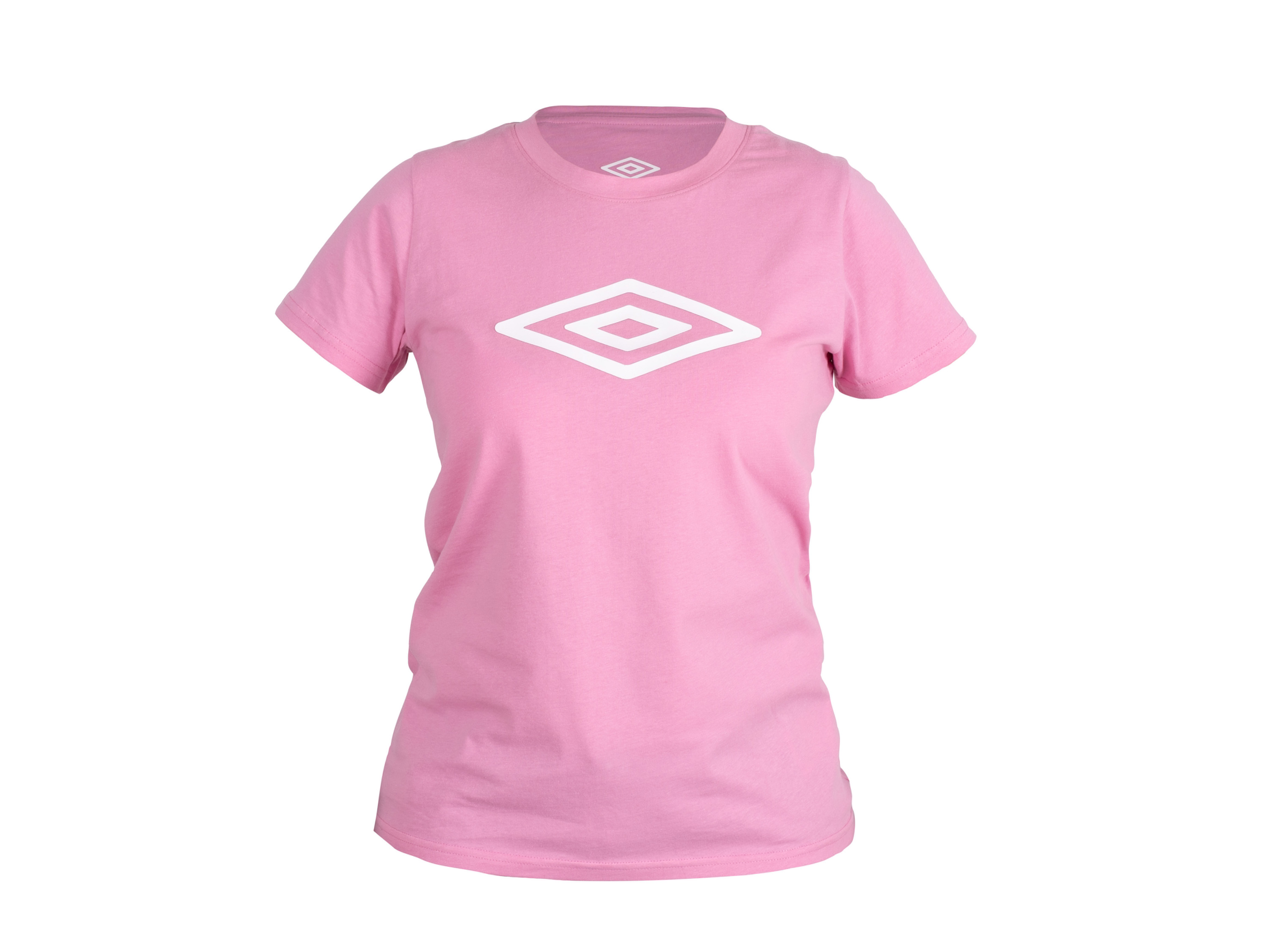 UMBRO Dames T-shirt (S, Roze)