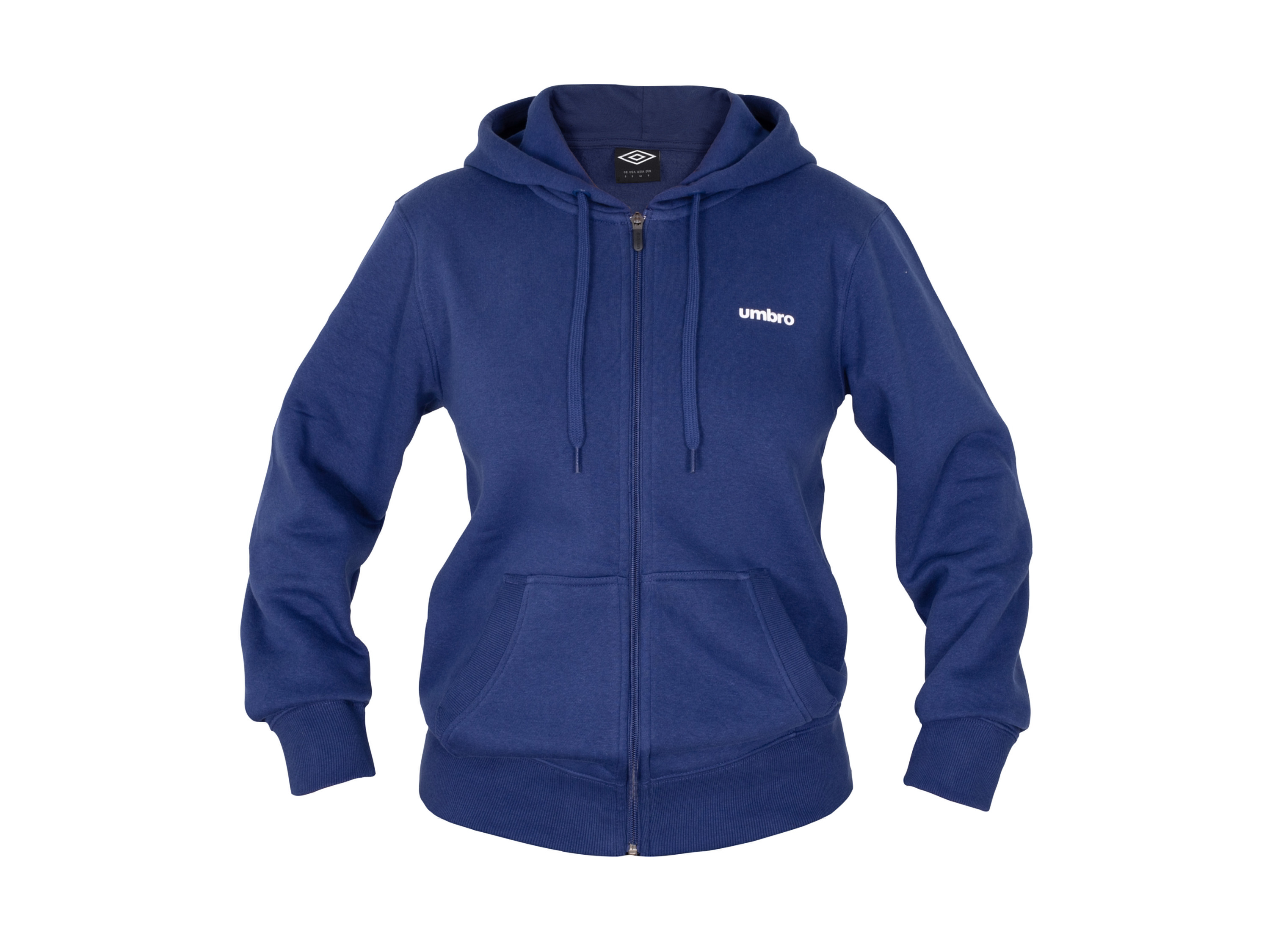 UMBRO Dames hoodie (L, Marineblauw)