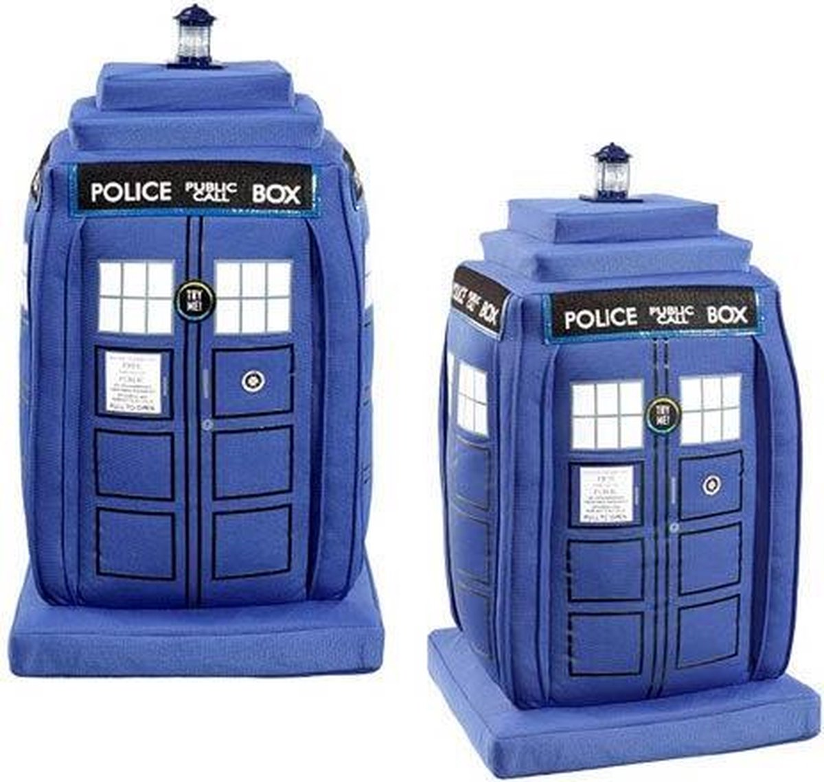 Doctor Who pratende knuffel TARDIS met LED lichten 62cm groot