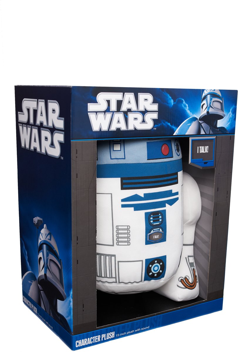 Star Wars Deluxe Sprekende R2-D2 Pluche