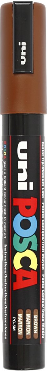 uni-ball Paint Marker op waterbasis Posca PC-5M Bruin