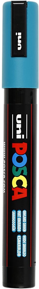 uni-ball Paint Marker op waterbasis Posca PC-5M Smaragd groen