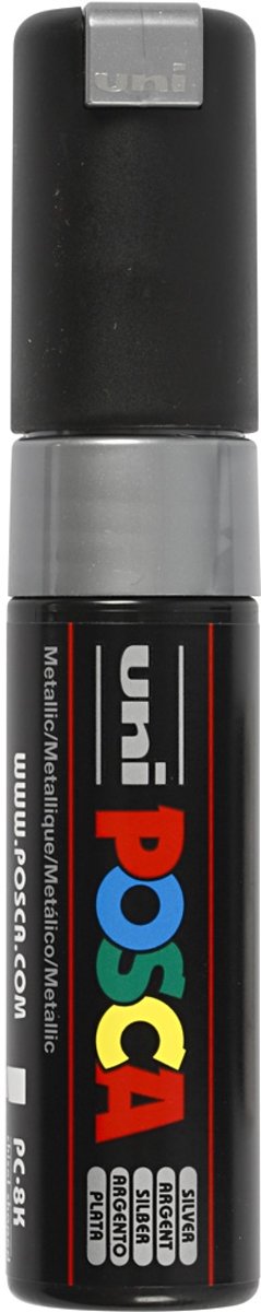 uni-ball Paint Marker op waterbasis Posca PC-8K Zilver