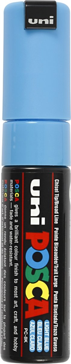 uni-ball Paint Marker op waterbasis Posca PC-8K licht blauw