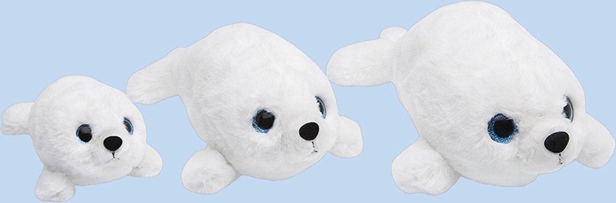 Elcee-Haly My Friend Knuffel Zeehond 25 cm Wit