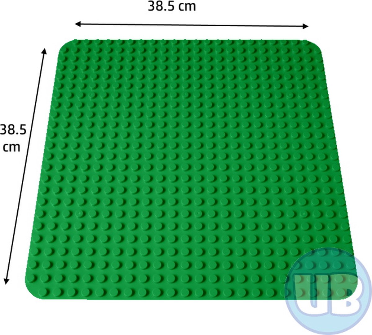 Grote bouwplaat donkergroen - 38,5 x 38,5 cm