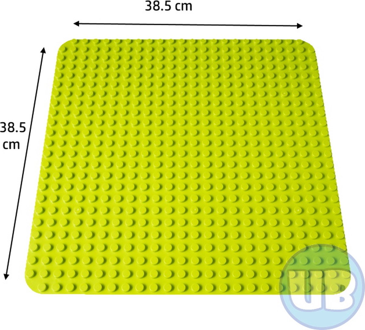 Grote bouwplaat groen - 38,5 x 38,5 cm