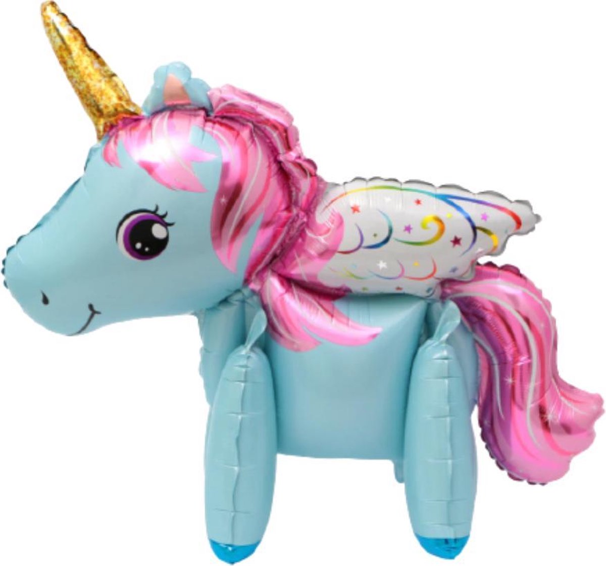 Unicorn Ballon - Paarden - Pony - Eenhoorn - Ballonnen Verjaardag - Folieballon - 60 x 68 cm