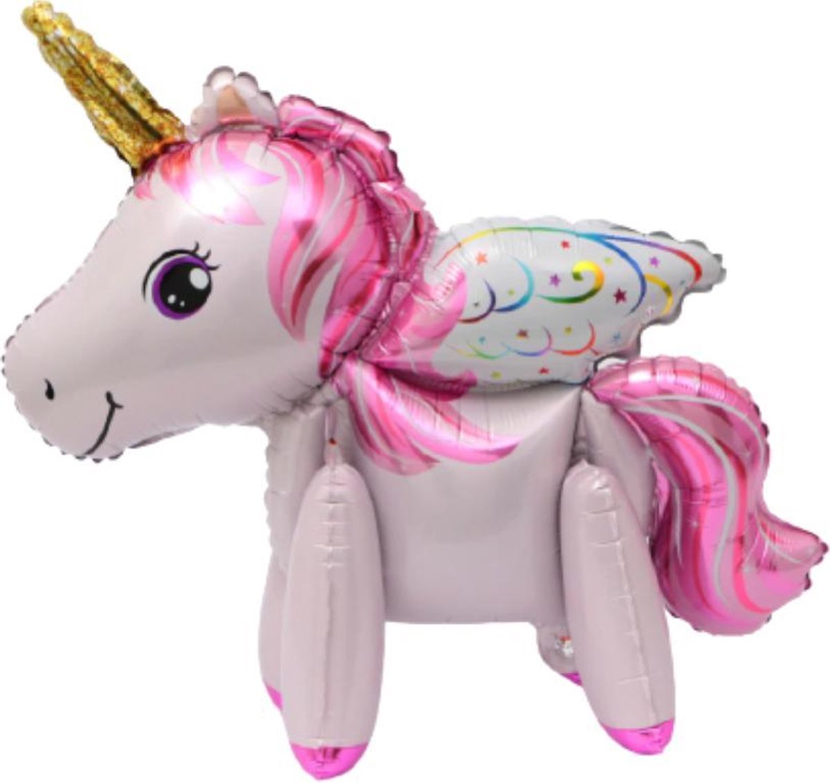 Unicorn Ballon - Paarden - Pony - Eenhoorn - Ballonnen Verjaardag - Folieballon - 60 x 68 cm