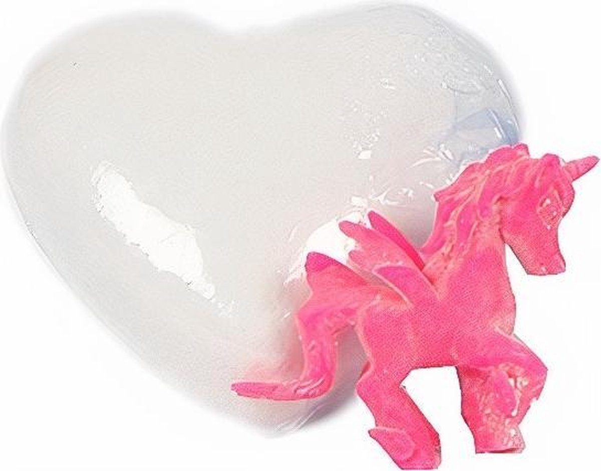 Unicorn Bruisbal Sweet Heart Wit/roze