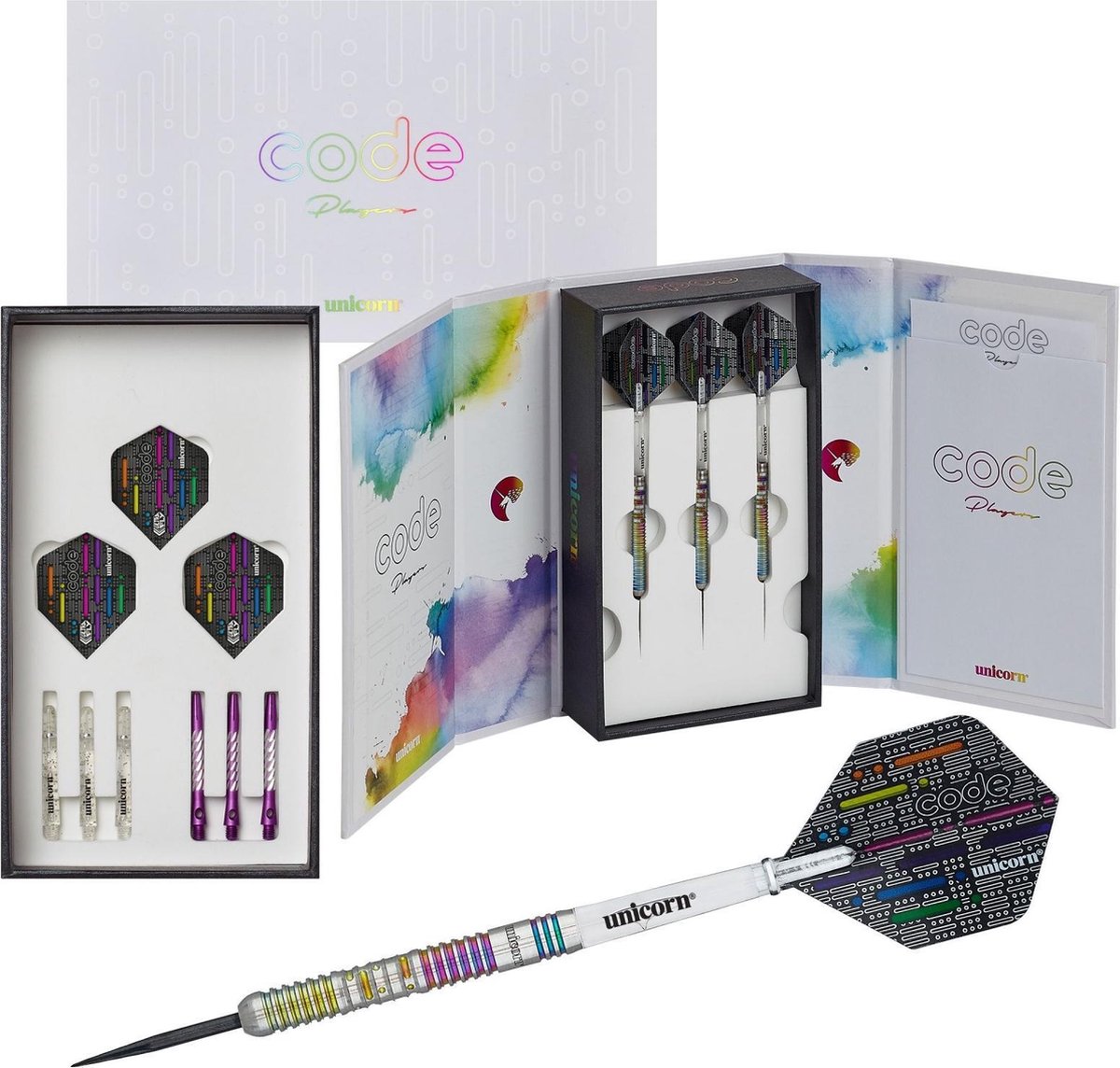 Unicorn Dartset Chris Dobey Steeltip 90% 10-delig Gewicht 21