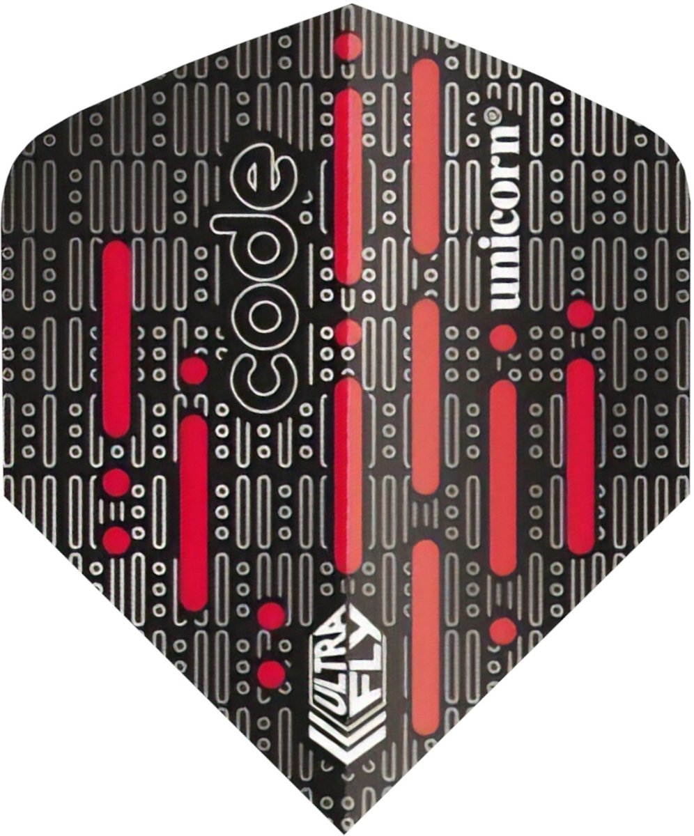 Unicorn Ultrafly 100 Micron Flights Bwing Code Rood 3 Stuks