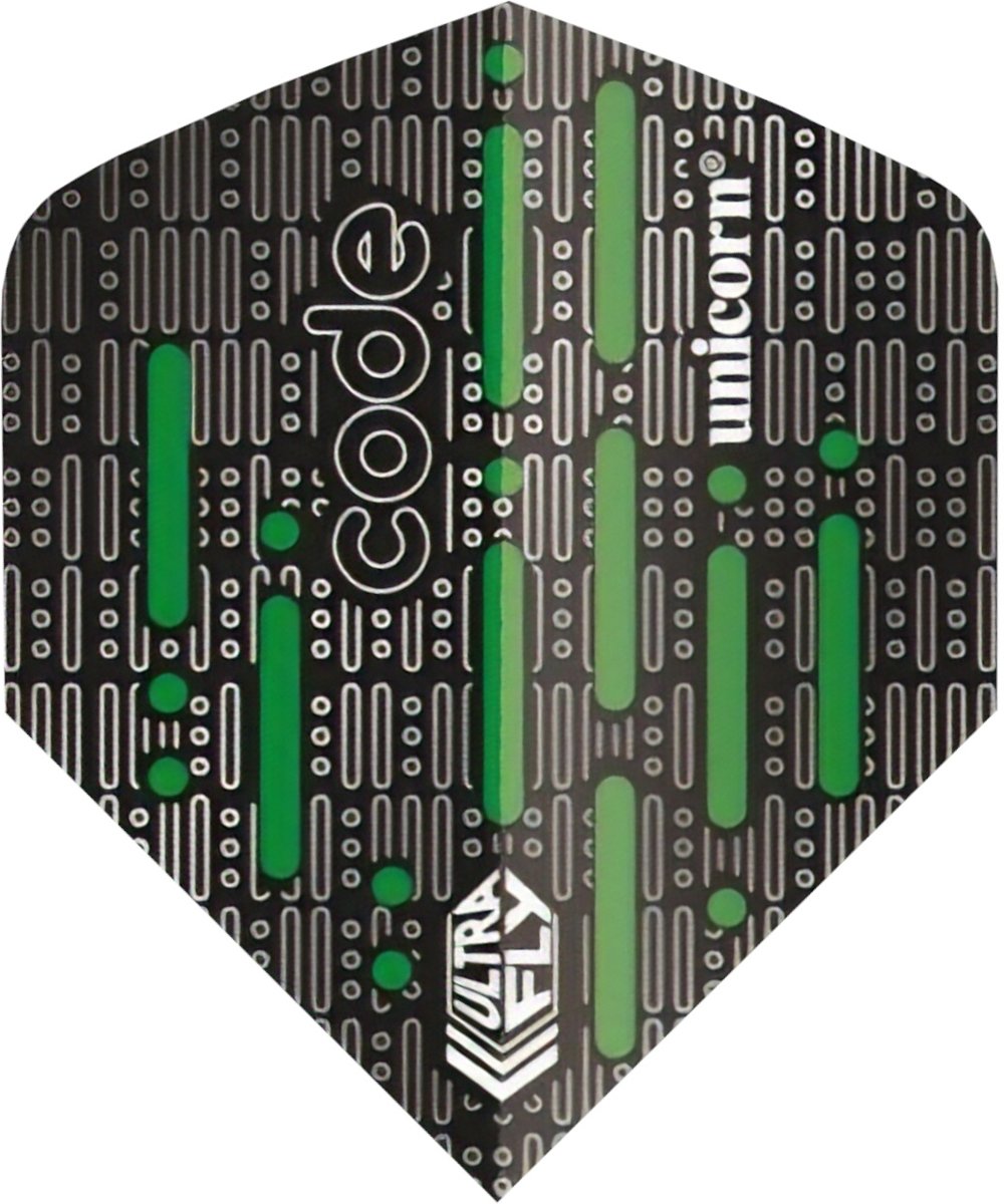 Unicorn Ultrafly 100 Micron Flights Code Groen 3 Stuks